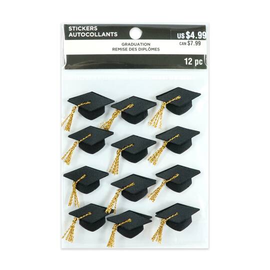 Graduation Cap 3d Stickers By Celebrate It Michaels